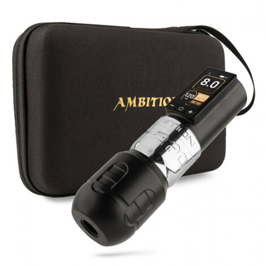 Беспроводная тату машинка Ambition Soldier 270 W Silver