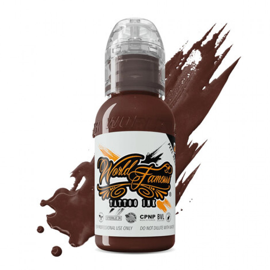 Тату краска World Famous Ink Ilya Fom — Bark Brown (Кора Дерева)